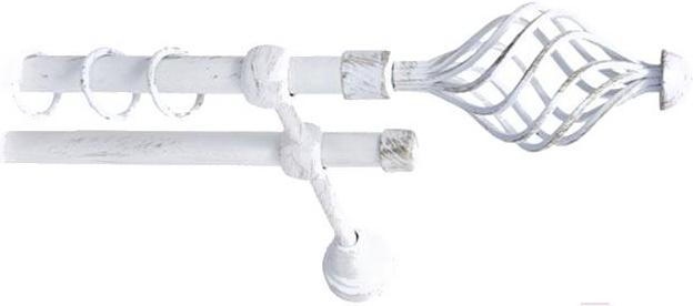 

Карниз Lm Decor Вираж 098 2р гладкий 4м белое золото, Вираж 098 2р гладкий 16мм 4.0м
