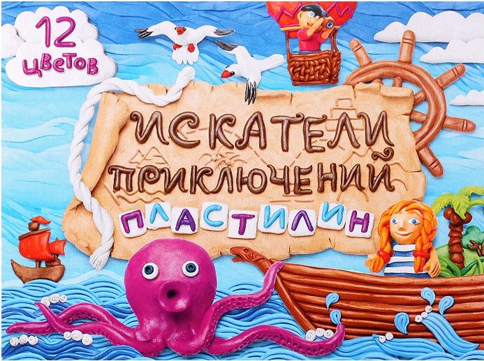

Пластилин Darvish 12цв серия Искатели приключений 180г со стеком [ПЛ12-02], 12цв серия Искатели приключений 180г со стеком