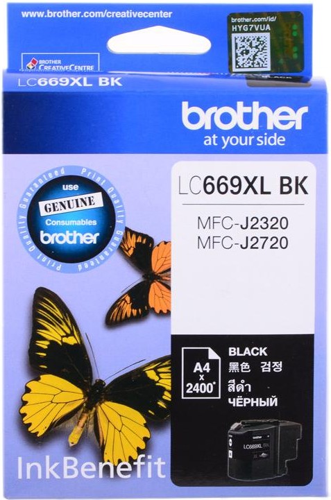 

Картридж для принтера Brother LC669XLBK, Картридж Brother LC669XLBK