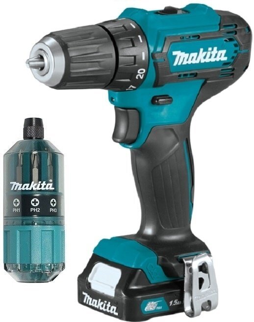 

Дрель-шуруповерт Makita DF333DWYE4 (с 2-мя АКБ, кейс)