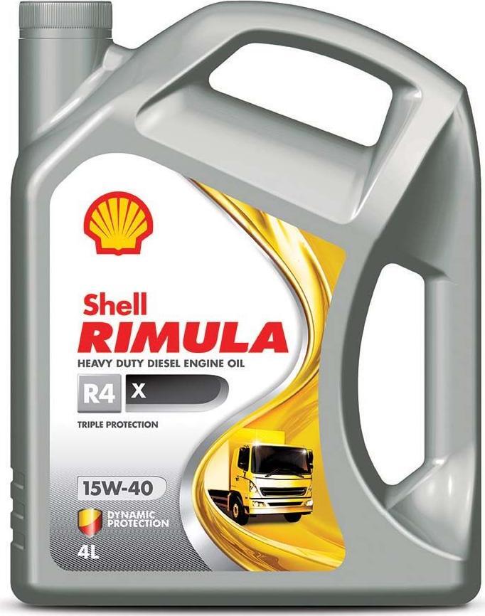 

Моторное масло Shell RIMULA R4 X 15W-40 4л (550046382)