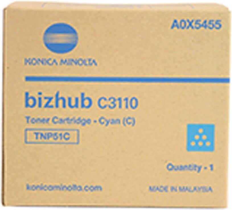 

Тонер Konica Minolta bizhub C3110 TNP-51C синий [A0X5455], Тонер Konica Minolta bizhub C3110 TNP-51C A0X5455 синий