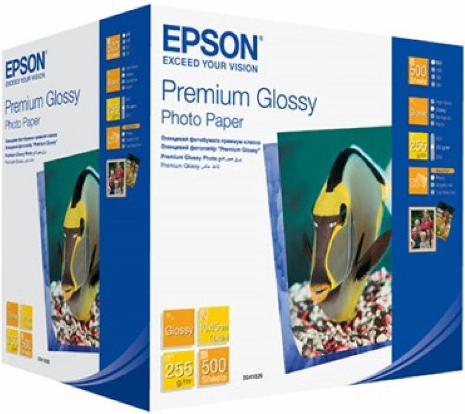 

Фотобумага Epson Premium Glossy Photo Paper 10x15 500 листов (C13S041826), Premium Glossy Photo Paper 10x15 500 листов