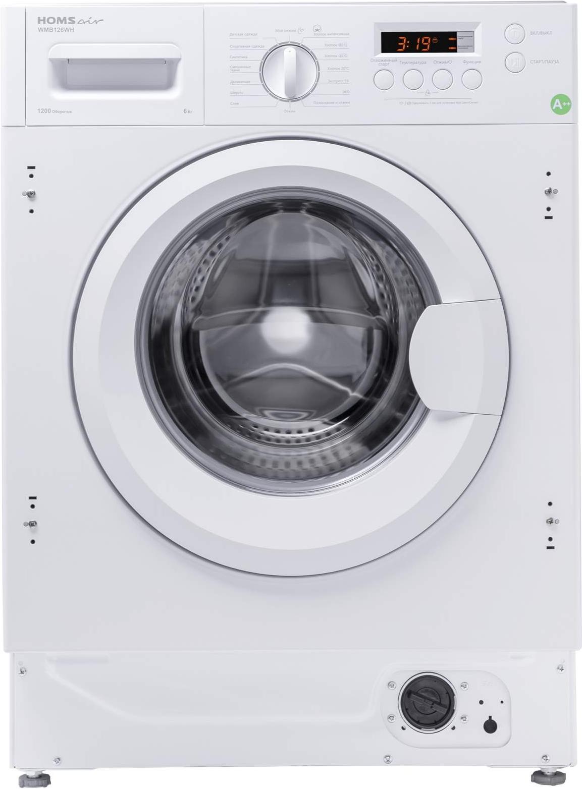 

Стиральная машина HOMSAir WMB126WH, WMB126WH
