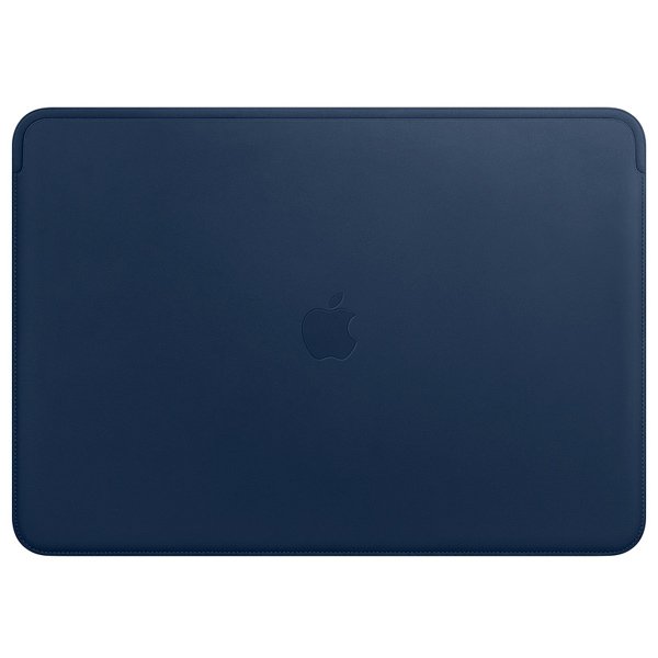 

Кейс для MacBook Apple 15" Macbook Pro Leather Midnight Blue [MRQU2ZM/A], Leather Sleeve for 15-inch MacBook Pro