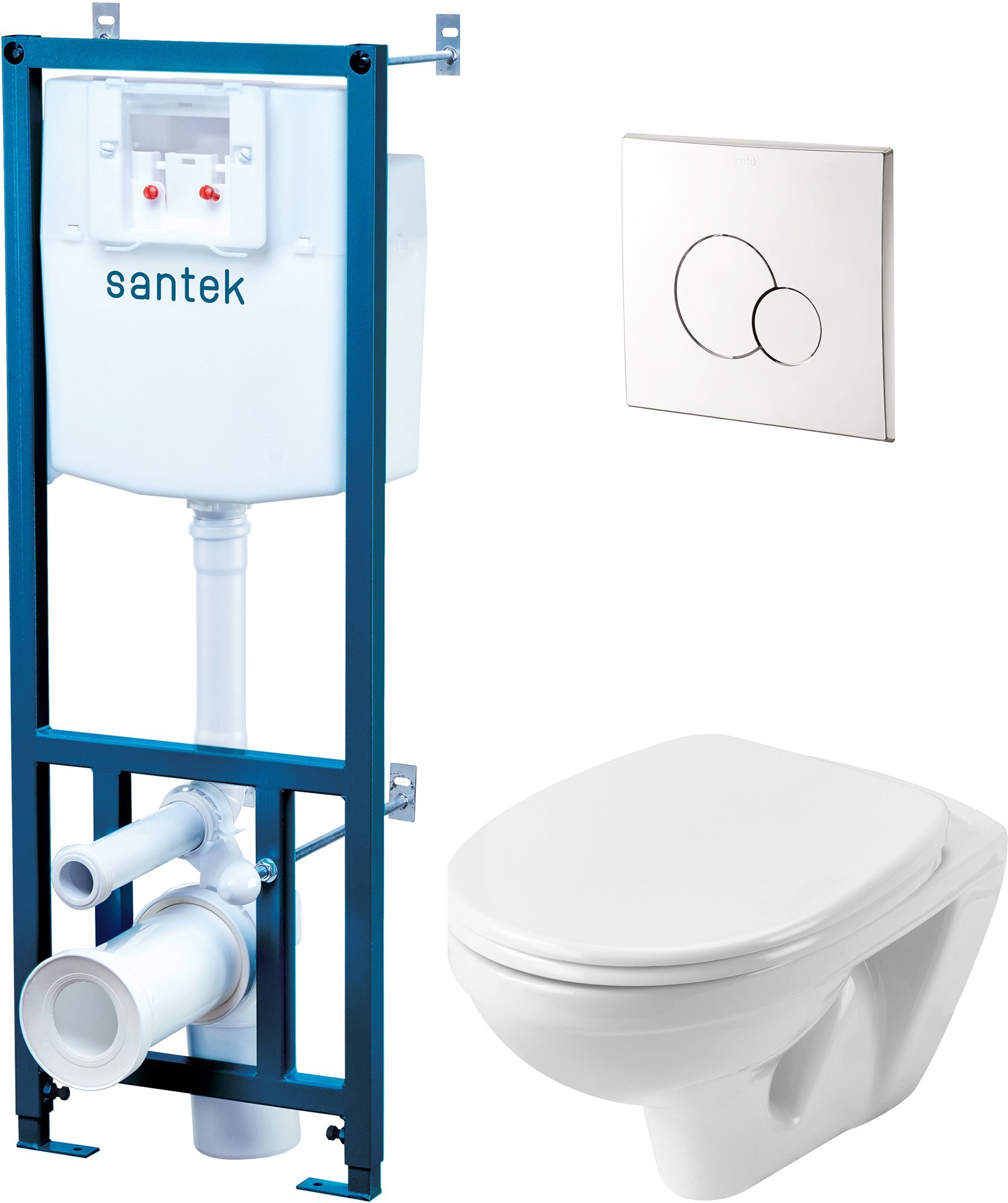 

Унитаз Santek с инсталляцией Борель Пэк [1WH501544], Унитаз Santek Бореаль Пэк 1.WH50.1.544