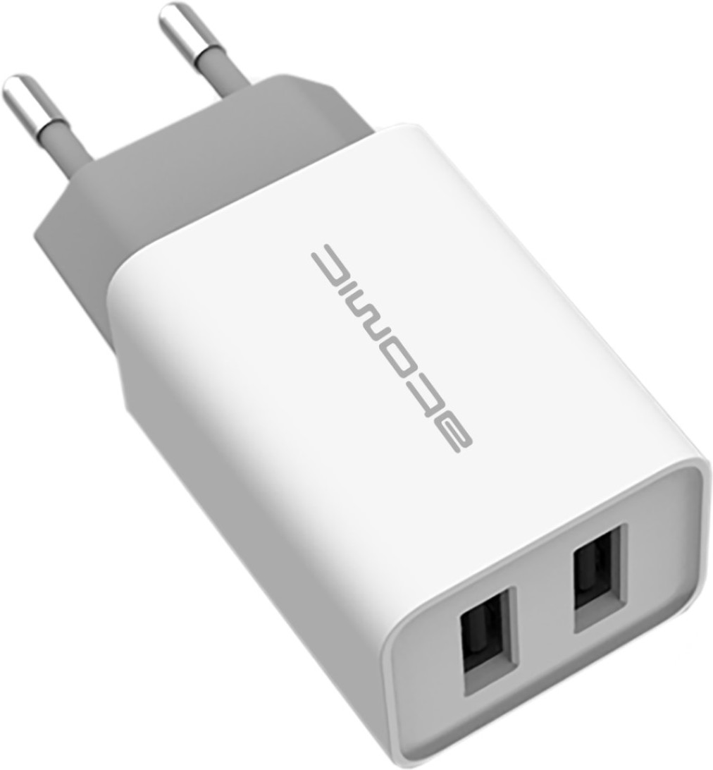 

Сетевое зарядное устройство Atomic U206 2USB 2.1A белый (17269)