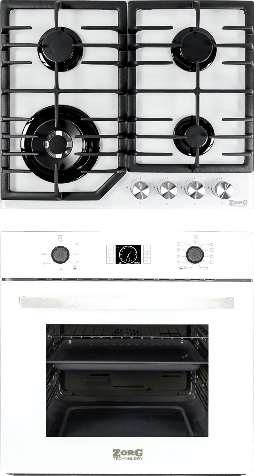 

Комплект встраиваемой техники Zorg Technology BE10 LD WH + BLC FDW WH, BE10 LD WH + BLC FDW WH