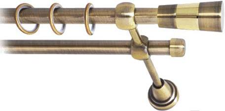 

Карниз Lm Decor Волео 074 2р гладкий 3.6м антик, Волео 074 2р гладкий 16мм 3.6м