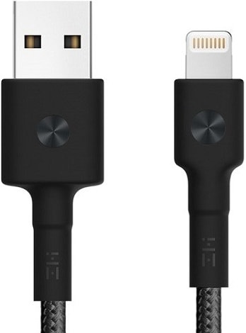 

Кабель Xiaomi ZMI USB Lightning MFi Black [AL803], ZMI USB Lightning MFi