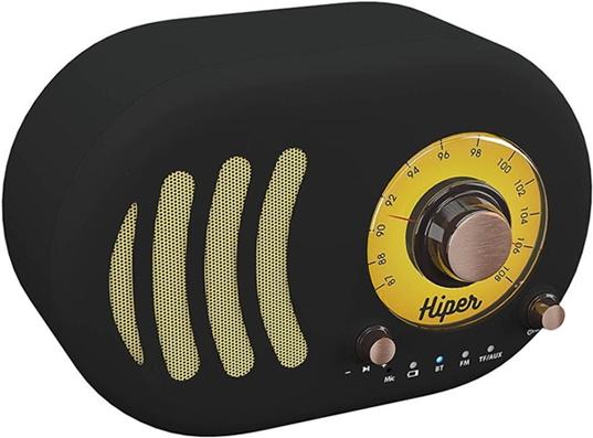 

Портативная акустика Hiper RETRO S H-OT4 Black, RETRO S H-OT4