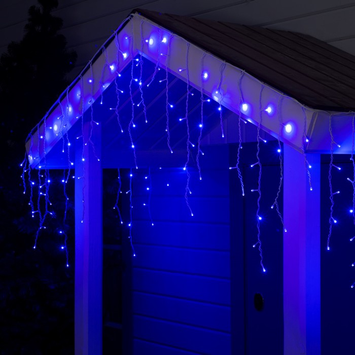 

Новогодняя гирлянда Luazon Бахрома 160 LED 3х0.6м синий [3584185], Бахрома 160 LED 3х0.6м
