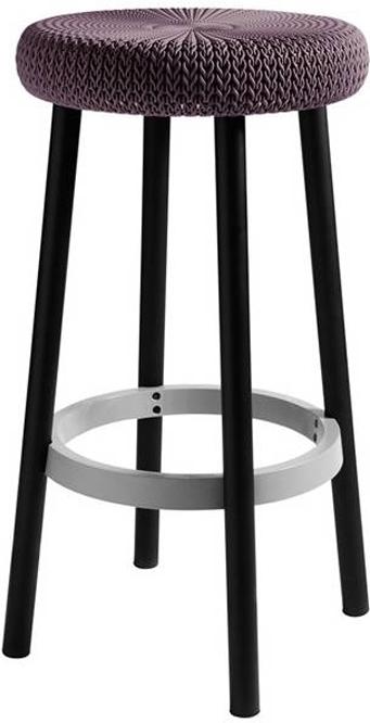 

Табурет барный Keter Cozy Bar Stool фиолетовый [17205144614], Cozy Bar Stool