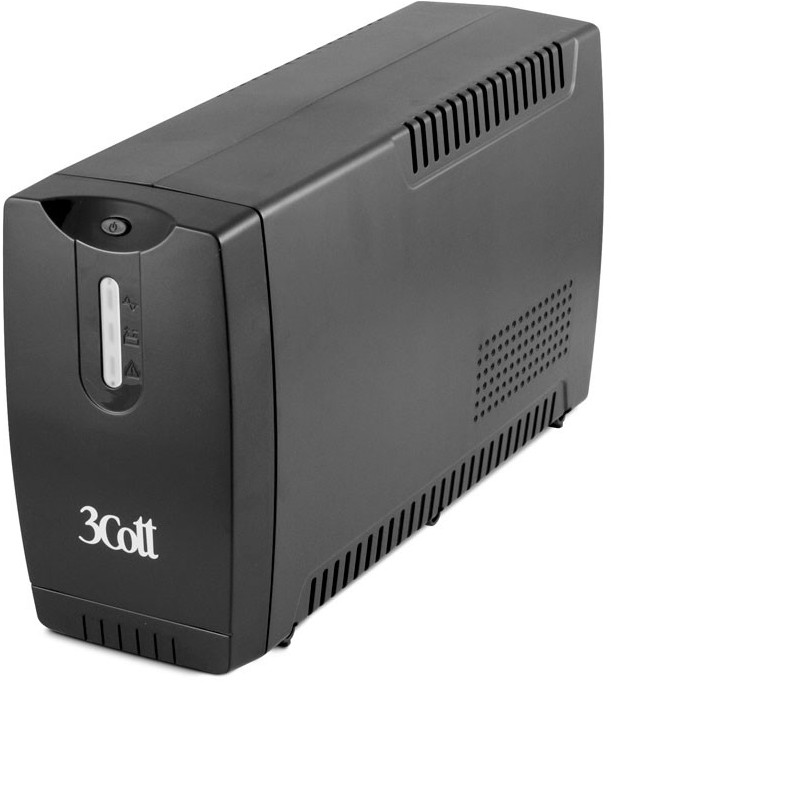 

ИБП 3Cott Home Line 650VA/390W AVR, RJ11, RJ45 (3 Euro) [650-HML], Источник бесперебойного питания 3Cott Home Line 650VA 390W 3Cott-650-HML