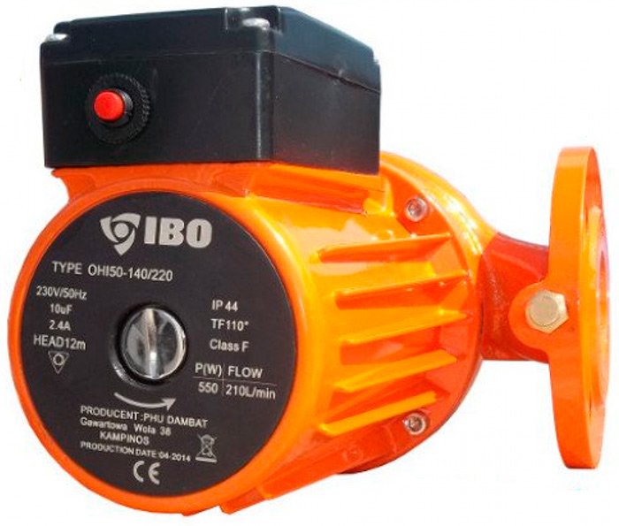 

Циркуляционный насос IBO OHI 50-140, OHI 50-140