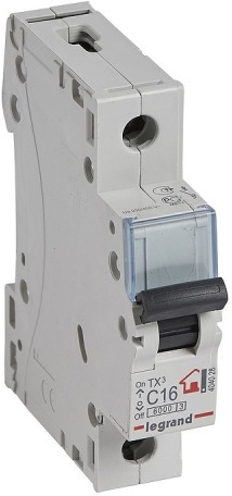 

Выключатель автоматический Legrand TX3 1P C 16A 6кА 1M / 404028, Выключатель нагрузки Legrand TX3 1P C 16A 6кА 1M 404028