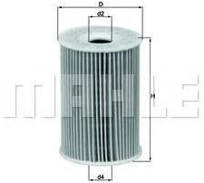 

Фильтр масляной Knecht/Mahle OX135/1D, OX135/1D