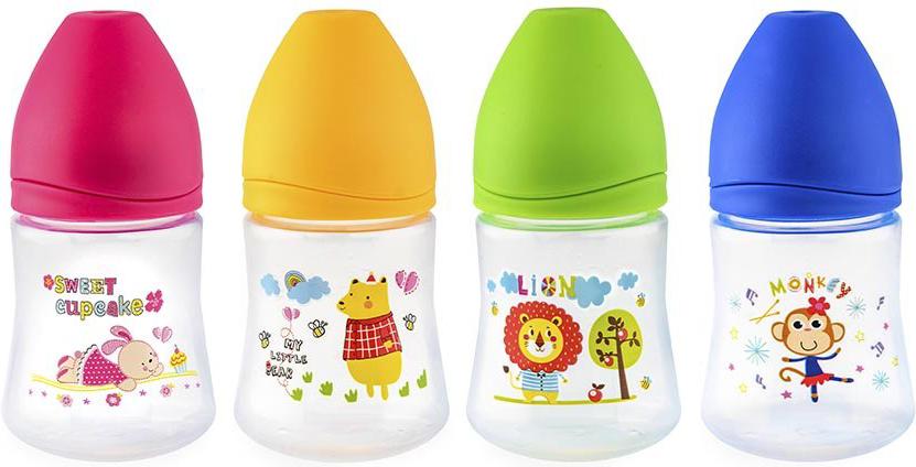 

Бутылочка для кормления Happy Care Sweet baby (150мл) желтый [47588], Sweet baby (150мл)