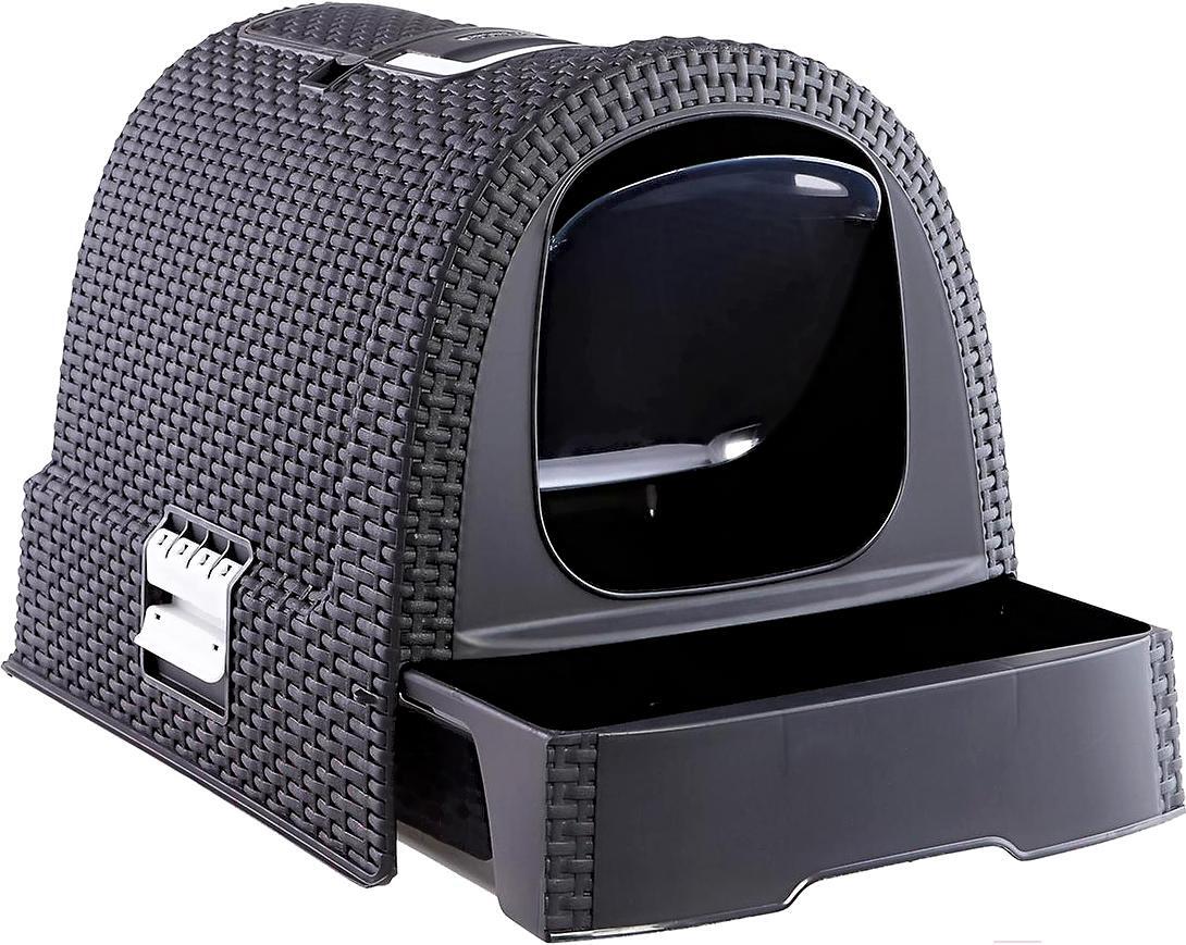

Туалет для животных Curver Cat Litter Box графитовый (198846)