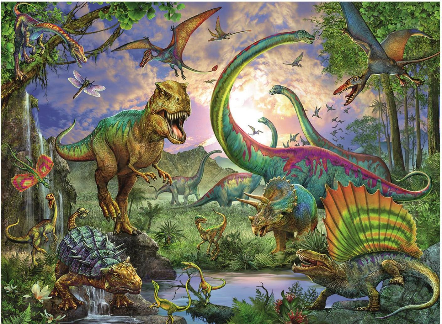 

Пазл Ravensburger Мир динозавров [12718], Мир динозавров