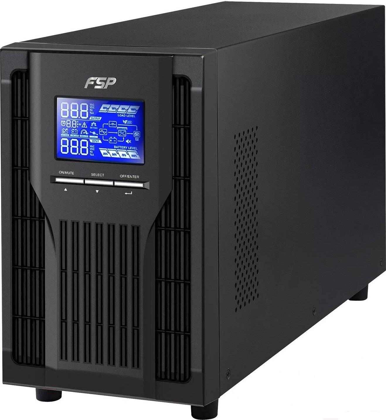 

Источник бесперебойного питания FSP Champ CH-1102TS Online 2000VA/T1800W [PPF16A1900], Champ CH-1102TS Online 2000VA/T1800W