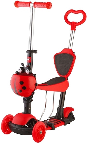 

Самокат Novatrack Saddle Pro 2019 красный, Самокат Novatrack Saddle Pro 2019 120SB.DISCOKIDS.RD9 (красный)