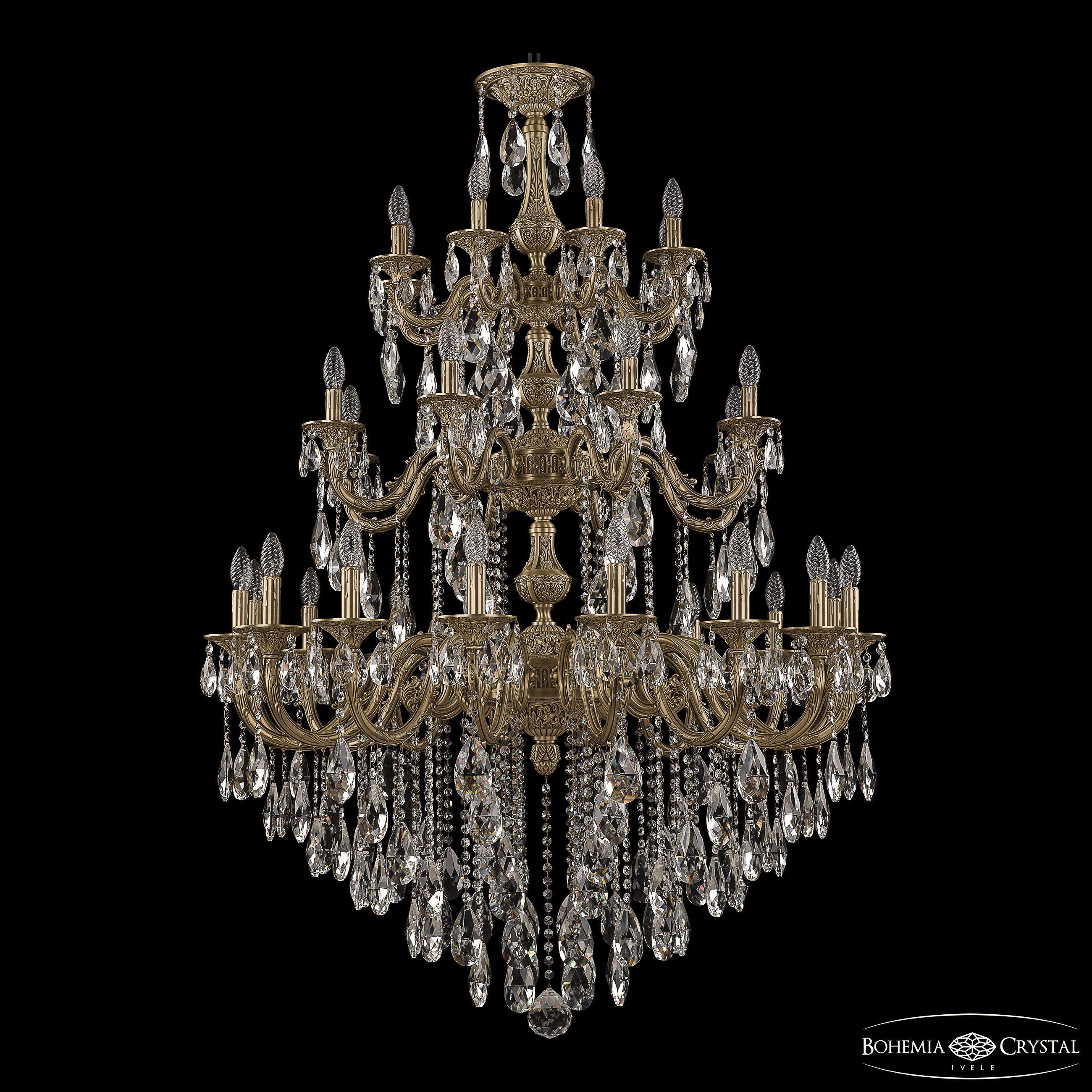 

Подвесная люстра Bohemia Ivele Crystal 71101/16+8+8/360/3d B FP