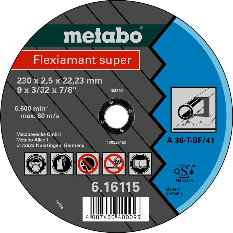

Отрезной круг Metabo Flexiamant S [616115000], Flexiamant S