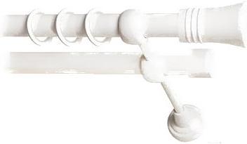 

Карниз Lm Decor Гиро 071 2р гладкий 25/19мм 2.8м белый глянец
