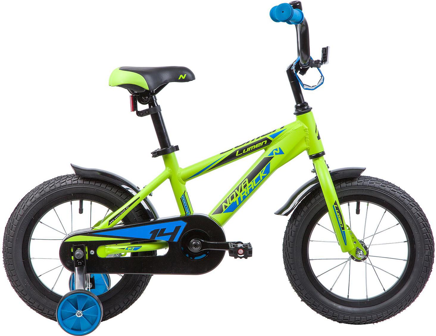 

Велосипед детский Novatrack Lumen 14'' 2019 зеленый [145ALUMEN.GN9], Lumen 14 2019