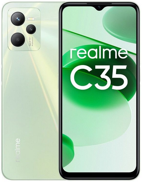 

Смартфон Realme C35 4/64GB Glowing Green (RMX3511)
