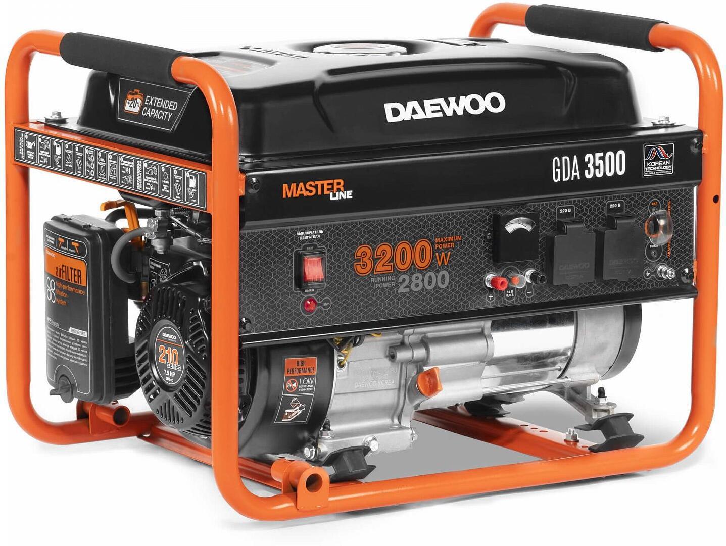

Бензогенератор Daewoo GDA 3500