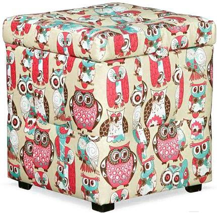 

Пуф Rivalli Вейн Fashion birds pink