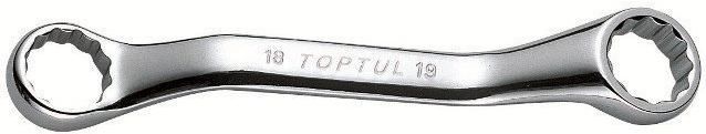 

Набор ключей Toptul AAAK1011 1 предмет, Ключ накидной Toptul Ключ накидной 10х11мм 45° mini AAAK1011