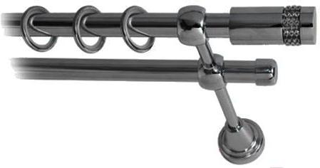 

Карниз Lm Decor Имидж 116 2р гладкий 2.8м антрацит, Имидж 116 2р гладкий 16мм 2.8м