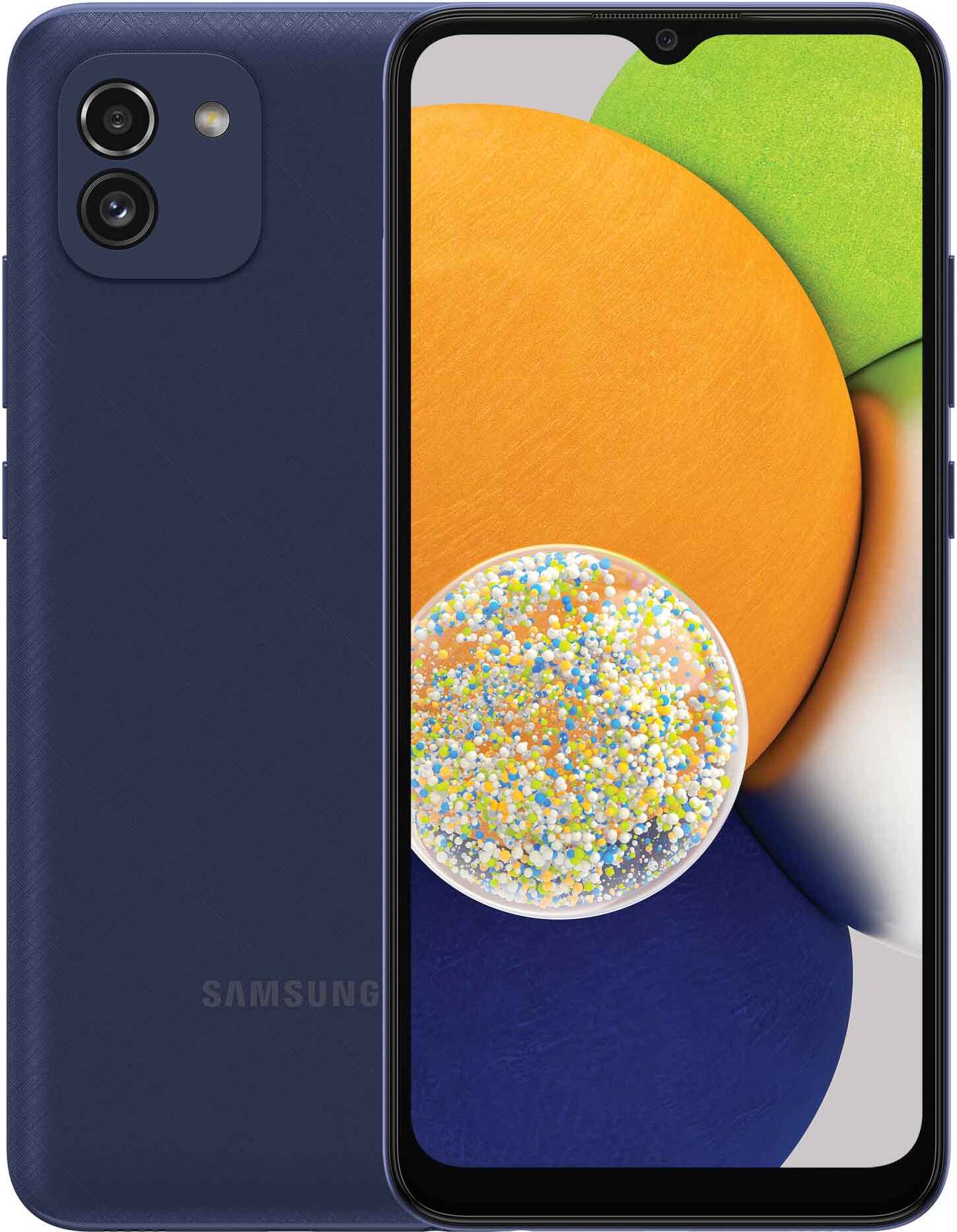 

Смартфон Samsung Galaxy SM-A035F A03 32Gb/3Gb синий (SM-A035FZBDMEB)