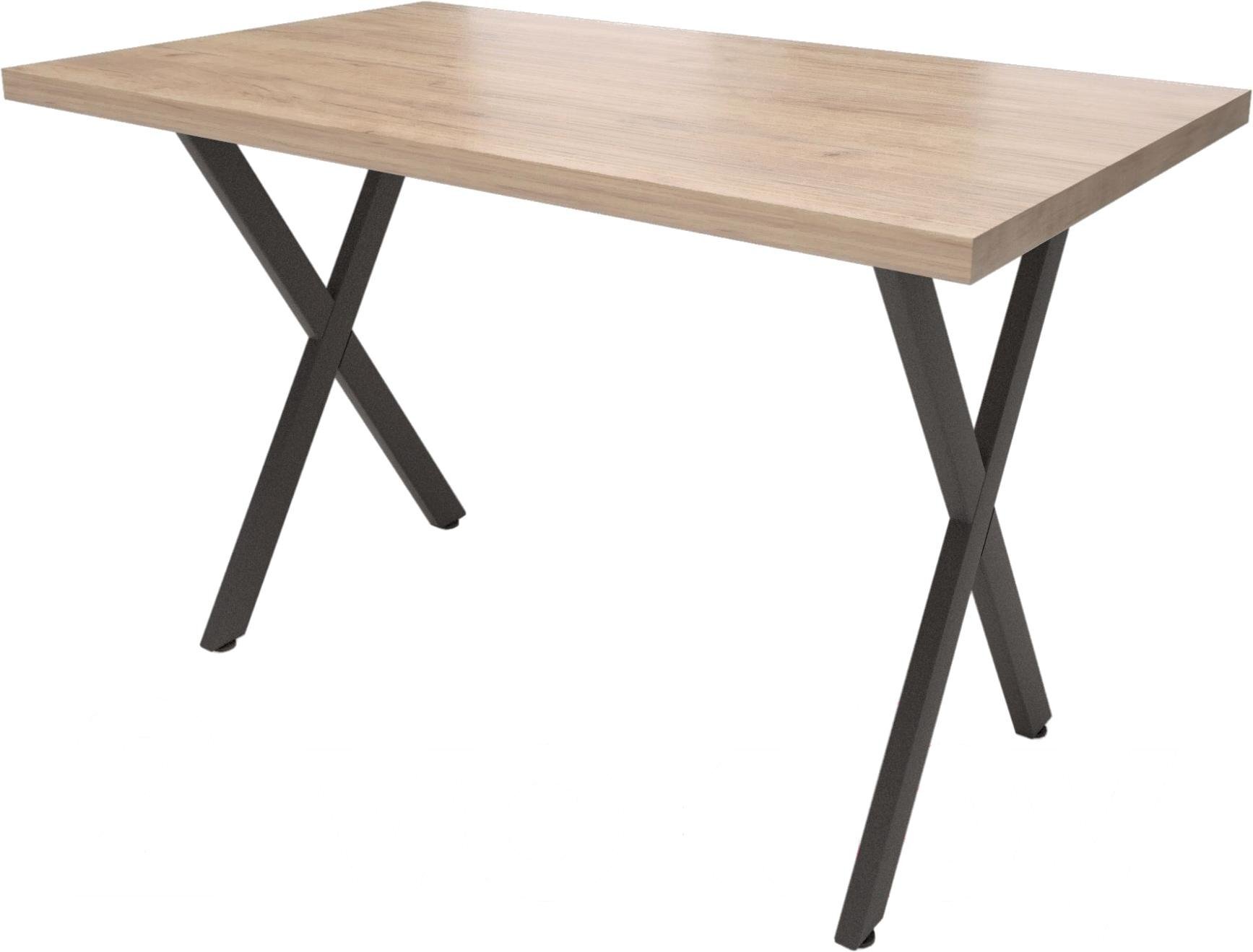 

Стол Millwood Лофт Хьюстон Л 160х80х75 дуб табачный Craft/металл черный