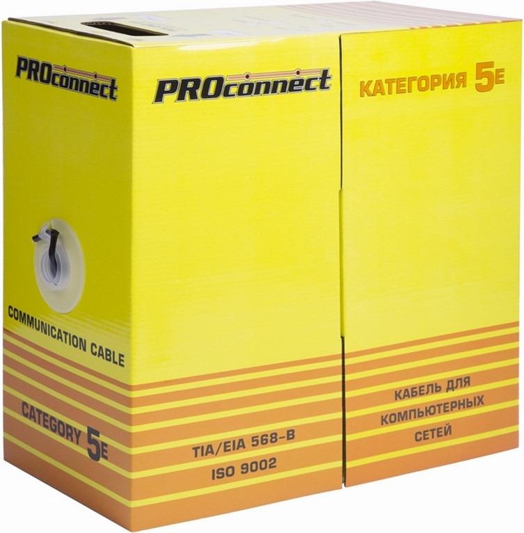 

Кабель Proconnect UTP 4PR 24AWG CAT5e 305м OUTDOOR [01-0054], Кабель Proconnect UTP 4PR 24AWG CAT5e 305м OUTDOOR 01-0054