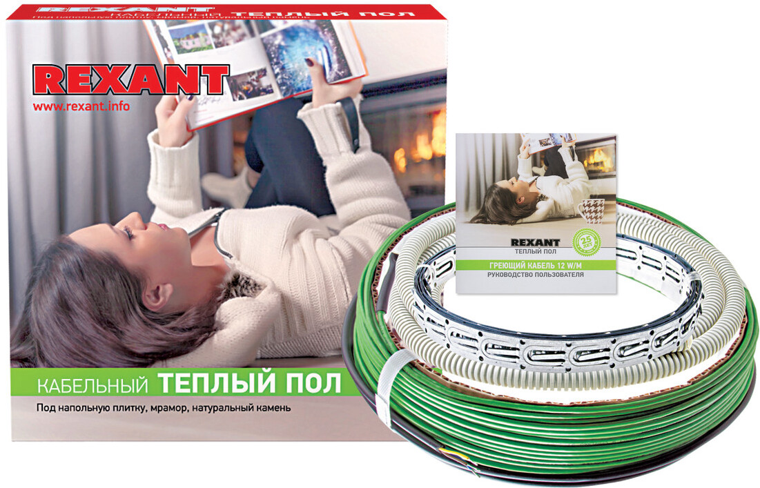 

Нагревательный кабель Rexant Slim RNB-130-1500 (130 м 1500 Вт)