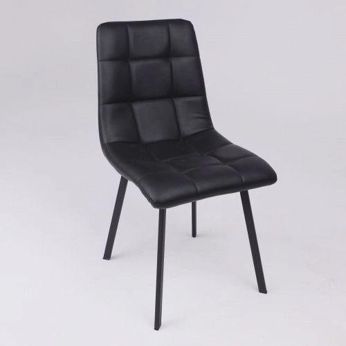 

Стул Aks Home Vermont экокожа черный R-12/черный, Стул AksHome Vermont экокожа черный R-12/черный