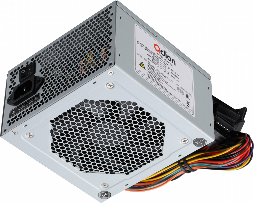 

Блок питания Qdion 80+ ATX QD600, Блок питания для компьютеров Qdion 80+ ATX QD600