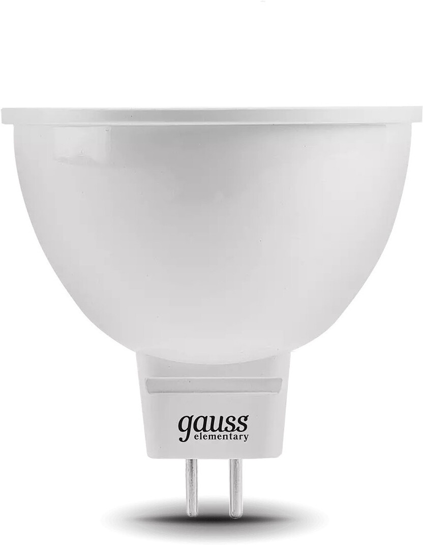 

Лампочка Gauss LED Elementary MR16 GU5.3 7W 4100К [13527], Светодиодная лампочка Gauss LED Elementary MR16 GU5.3 7W 4100К 13527