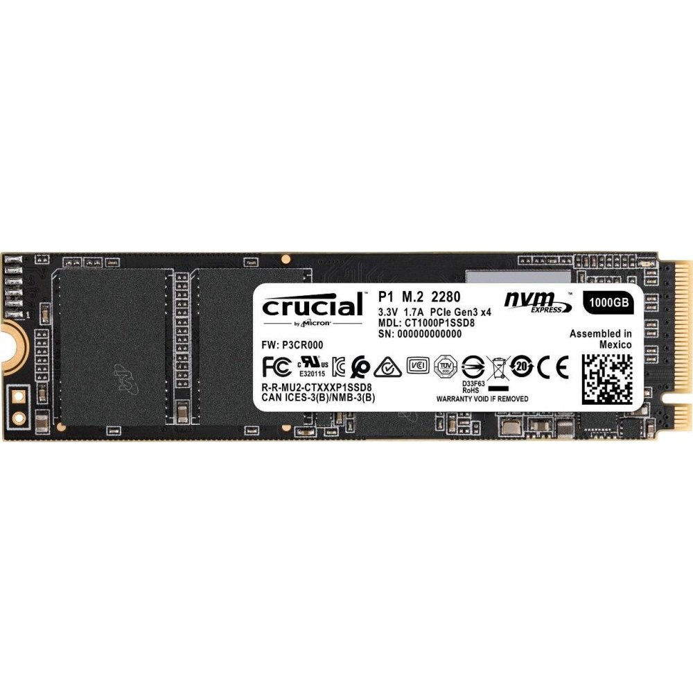 

SSD диск Crucial CT1000P1SSD8, CT1000P1SSD8