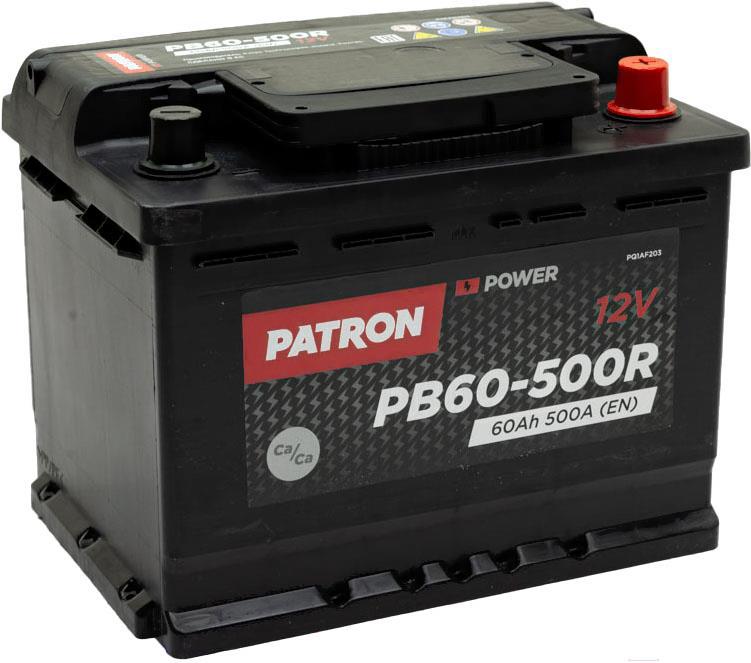 

Аккумулятор Patron Power PB60-500R 60 А/ч, Power PB60-500R 60 А/ч