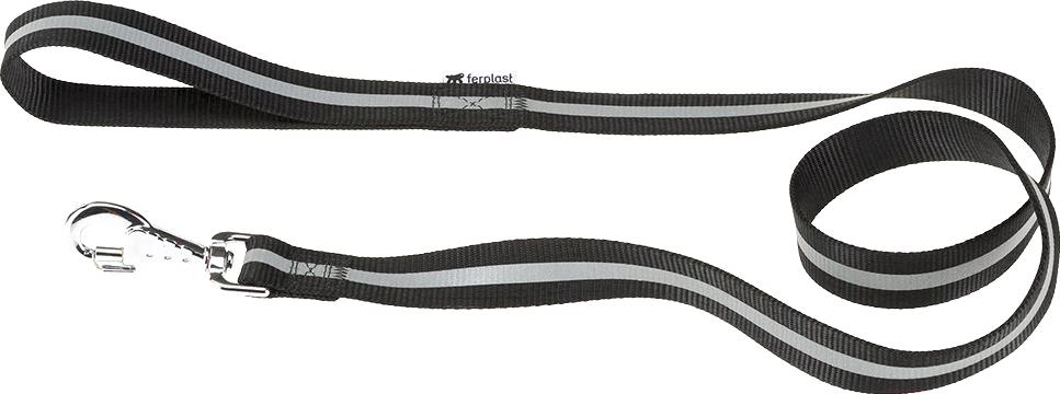 

Поводок Ferplast Club Reflex 25/120 со светоотражающей полоской черный [75250717], Club Reflex 25/120 со светоотражающей полоской