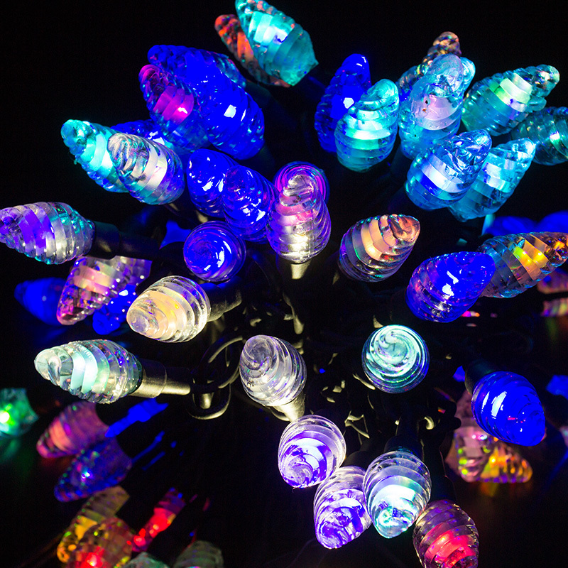 

Новогодняя гирлянда Neon-night Мультишишки 10 m 100 LED RGB [303-509-3], Светодиодная гирлянда Neon-night Мультишишки 10 m 100 LED 303-509-3 разноцветный