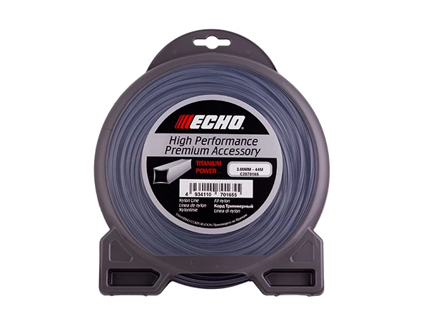

Корд для триммера Echo Titanium Power Line 3,0мм*44м квадрат (C2070165)