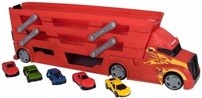 

Игровой набор Teamsterz Автовоз с пусковым механизмом + 5 машинок (1416669.V19A)