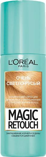 

Спрей-краска для волос L'Oreal Paris Magic Retouch 9 (очень светло-русый), Magic Retouch 9