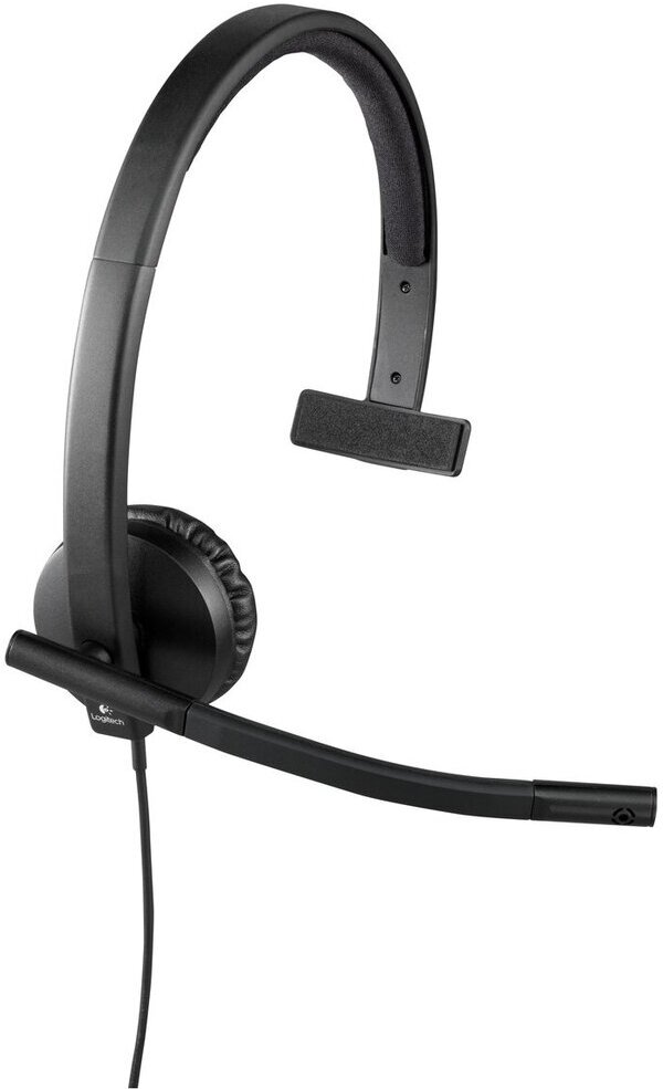 

Гарнитура Logitech USB Headset Mono H570e, Наушники Logitech USB Headset Mono H570e 981-000571